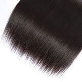 BLACKMOON HAIR Brazilian Virgin Hair 3 Bundles Weaves Virgin Unprocessed Straight Human Hair 14 14 16inches Brazilian Straight Hair Natural Black Color