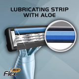 BIC Flex 3 Men's 3-Blade Disposable Razor, 10 Count