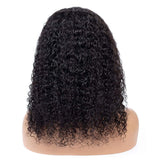 Seelaak 4x4 Lace Closure Wigs Human Hair Curly Wigs 1b Glueless Silky 20Inch Pre Plucked with Baby Hair Jerry Curl Wigs for Black Women (20inch & Free Wig Cap)
