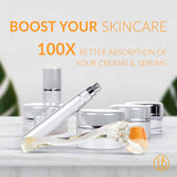 Derma Roller 0.25mm – Microneedle Roller for Face – 540 Titanium Micro Needling Dermaroller – Anti-aging Facial Skin Roller – Ideal to Exfoliate and Promote Younger-Looking Skin – Free Storage Case