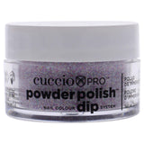 Cuccio Deep Purple Glitter Dipping Powder 14g