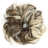 SLLIE 3/4PCS Messy Hair Bun Extensions Chignons Hair Hair Scrunchie Scrunchy Updo Hairpiece