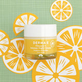 DERMA E Vitamin C Intense Night Cream, 2 oz, Cream White