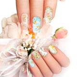 30 Rolls Christmas Nail Art Stickers Angel Pattern Nail Stickers Angel and Flower Mixed Style Nail Stickers Transfer Decal Nail Art Decorations Tips Charms Accessories for DIY Nail Decoration, 3 Boxes