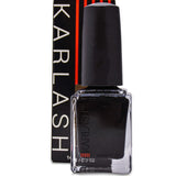 Karlash Nail Polish, Black, Halloween Wicked, Pure Black, Dark Color .05 Ounce