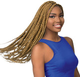 [MULTI PACKS DEAL] SENSATIONNEL AFRICAN COLLECTION KANEKALON AQUATEX PRE-LAYERED SYNTHETIC BRAID 48" / WATER-REPELLENT - 3XRUWA (2PACK, 1 Jet Black)