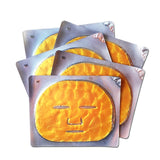 24k Gold Collagen Hydrogel Face Masks (5 MASKS): WHOLESALE Gel Sheet Masks with Hyaluronic Acid, Vitamins E & C; Korean Anti-Aging Facial Moisturizes & Hydrates Skin To Reduce Wrinkles & Brighten Tone