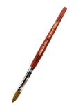 Professional Spiral Kolinsky Acrylic Nail Brush Round Size 14