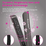Professional Salon Hair Dryer Purple and Hair Straightener and Curler 2 in 1