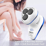 Electric callus Remover for Feet, Foot Callus Remover 1000MA, Rechargeable Vacuum foot grinder, Pedicure Foot File Callus Remover for Cracked Heels Hard Skin - Foot Heel Repair