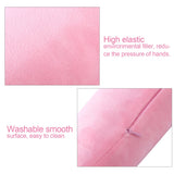 Manicure Pillow, Nail Art Soft Pillow Sponge Hand Rests Cushion Holder Salon Nail Tools (Burgundy)