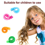 28 Pcs Hair Curlers No Heat Snail Curlers Styling Kit Hair Wave Formers Heatless Curler Spiral Curls Formers for Short Medium Long Hair, Hairstyle Styling Tools with a Styling Hook (25 cm and 15 cm)