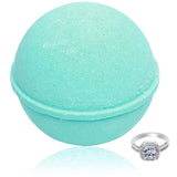 Bath Bomb with Size 6 Ring Inside Tranquil Serenity Extra Large 10 oz. Made in USA