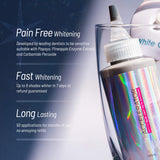 White Glo Accelerator Teeth Whitening Kit with LED Light for Sensitive Teeth and Gums - Carbamide Peroxide, Papaya and Pineapple Enzymes for Best Teeth Whitening Results - 10 Min Timer & 50 Uses!