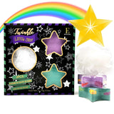 Shooting Star Rainbow Bath Bombs - Gift Set - Surprise Rainbow Colors, Organic Essential Oil & Shea Butter, Bubble Bomb Spa Skin Care Gifts Ideas, Kids Girls Boys Women Mom Teens Toddler Birthday Sets