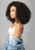 Sensationnel Curls Kinks & CO COILY 3C-4A Empress Lace Edge Wig - RULE BREAKER (2 [Darkest Brown])