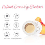 100% PURE Satin Eye Shadow (Fruit Pigmented), Star, Cream Eyeshadow, Shimmer, Long Lasting Eye Makeup, Vegan, Natural Makeup (Warm, Yellow-Gold Shimmer) - 0.17 Oz