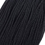 Mirra's Mirror (6Packs)14Inch Senegalese Twist Crochet Hair Braiding Hair Synthetic Mambo Twist Hair Extension 30Strands/Pack (14inch (6packs), 1B#)