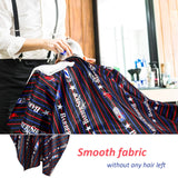 4 Pieces Salon Barber Cape Waterproof Hair Cutting Cape Haircut Styling Cape Hairdressing Cape for Barbers and Stylists (Red Black and Blue)