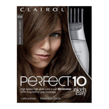 Clairol Nice 'n Easy Perfect 10 Permanent Hair Dye Kit, Lightest Cool Brown, Pack of 1