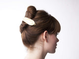 Ficcare Maximas Hair Clip Honey Marble - size Large