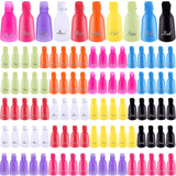 SIQUK 100 Pcs Nail Polish Remover Clips Soak off Nail Clips Acrylic Nail Polish Remover Clip Cap UV Gel Polish Removal Clips