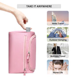SELLYFELLY Hanging Toiletry Bag for Travel Women Storage Shower Bag Men's Shaving Bag Dopp Kit Organizer With Hook