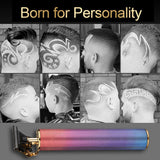 GSKY Hair Clippers for Men Professional Electric Hair Trimmer for Men with Low Noise Adjustable Cordless & Rechargeable Electric Hair Beard Shaver Haircut Clipper with Guide Combs (Multicolor)