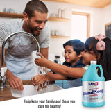 Sanit Antibacterial Foaming Hand Soap Refill - Advanced Formula with Aloe Vera and Moisturizers - All-Natural Moisturizing Hand Wash - Made in USA, Mango Coconut, 1 Gallon