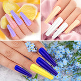 1280 Pieces Extra Long Press on Nails Ballerina Coffin False Nails Solid Color Full Cover Fake Nails Artificial Acrylic Nails for DIY Nail Art Decoration Salon Women Girls