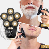 Roziahome Upgrade Electric Razor for Men Wet and Dry Bald Head Shaver 5 in 1 Grooming Kit Mens Electric Shaver Cordless Rechargeable Head Shavers for Bald Men with LED Display
