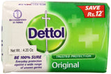 Dettol Original Soap India Large, 120 Grams, 12 Count