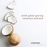 Light Coverage Glow Tint Foundation. Coconut for Natural, Dewy Very Light Ivory Glow - UNDONE BEAUTY Unfoundation Glow Tint. BUTTERCREAM MEDIUM LIGHT