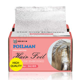 Foilman - Pre Cut Hair Foil, Star Rose Embossed Highlighting Foil - 5 x 11 Inch - Pack of 500