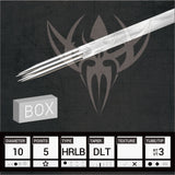 Precision Needles — Box of 50 Premade Sterilized Tattoo Needles — 1005HRLB