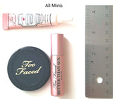 Too Faced Award Winning Minis Makeup Set of 3 Minis: Hangover Face Primer, Better Than Sex Mascara and Chocolate Bronzer