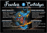 Dynarex Fearless Tattoo Cartridges Round Shader, 1205rs, 20 Count