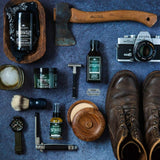 MNSC Rosemary Mint Artisan Small Batch Shave Soap for a Naturally Better Shave - Smooth Shave, Hypoallergenic, Prevent Nicks, Cuts, and Razor Burn, Handcrafted in USA, All-Natural, Plant-Derived