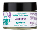 Stinkbug Naturals Aluminum Free All Natural Organic Cream Deodorant, 1.7 Oz (Lavender)