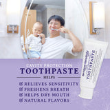 Natural 2-Pack Toothpaste for Sensitive Teeth and Gums, SLS-Free Toothpaste with Fluoride for Cavity Protection, Gluten-Free, Sugar Free, No Artificial Preservatives, 3.5 oz -SprinJene