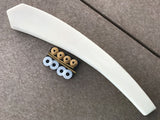 Camel Bone Straight Razor Scales For Dovo Boker Puma Solingen T Issard Razor Handles Brass Hardware