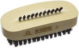 Kent Brushes Natural Black Bristle Nail Brush in Beechwood