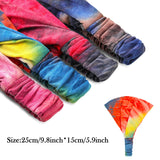 10 Pieces Tie Dye Bandana Headbands for Women Wide Elastic Boho Headbands Vintage Yoga Sports Hairbands Stretchy Turban Headwraps for Women Girls, 2 Styles