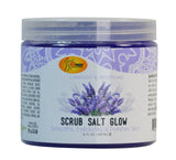 SPA REDI – Lavender Glow Salt Scrub, Exfoliating, Hydrating & Nourishing, Infused with Natural Oils and Vitamin E for Glowy Smooth Skin 16oz