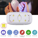 SEXY MIX Gel Nail Polish Kit with Nail Light, Soak Off Gel Nail Polish 4 Colors with Base and Top Coat, Mini 6W Nail Lamp Manicure Tools Gel Nail Kit