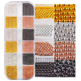 Metal Nail Steel Ball 0.6MM 0.8MM and 1.0MM Box Packaging Nails Accessories Nail Caviar Metal Bead Mini Steel Ball