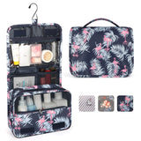 Toiletry Bag Womens, Travel Bag for Toiletries, Portable Shower Bag with Metal Hook, Hanging Toiletry Bag with Large Capacity, Waterproof Travel Makeup Organizer for Girls