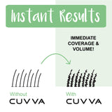 CUVVA Hair Fibers for Thinning Hair (BLACK) - Keratin Hair Building Fiber Hair Loss Concealer - Thicker Hair in 15 Seconds - 25g/0.87oz Bottle - For Men & Women