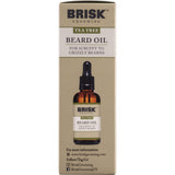 Brisk Grooming Tea Tree Beard Oil, Fast-absorbing Blend of Natural & Essential Oils Softens & Tames for a Beard that Looks & Feels Healthy not Greasy, 1.7 Ounce Bottle w/Dropper
