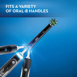 Oral-b Crossaction Electric Toothbrush Replacement Brush Head Refills, Black, 4 Count